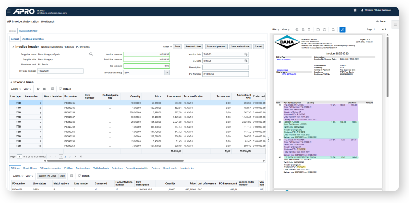 Invoice Inaproc APRO | Oracle invoice automation